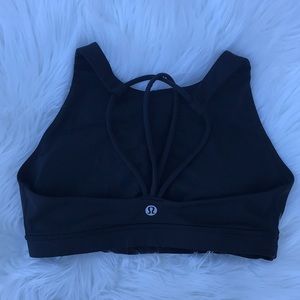 Lululemon Black Strappy Bra 2 XS